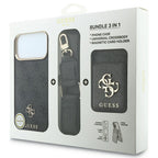 Husă Guess iPhone 17 Pro Max 4G Cardslot & Big Strap MagSafe, negru – imagine 7