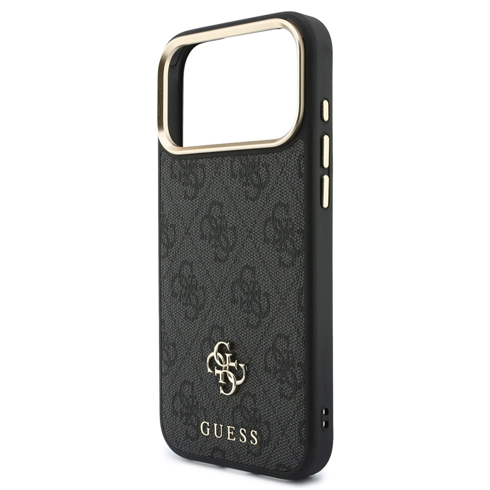 Husă Guess iPhone 17 Pro Max 4G Cardslot & Big Strap MagSafe, negru – imagine 5