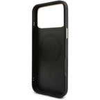 Husă Guess iPhone 17 Pro Max 4G Cardslot & Big Strap MagSafe, negru – imagine 6