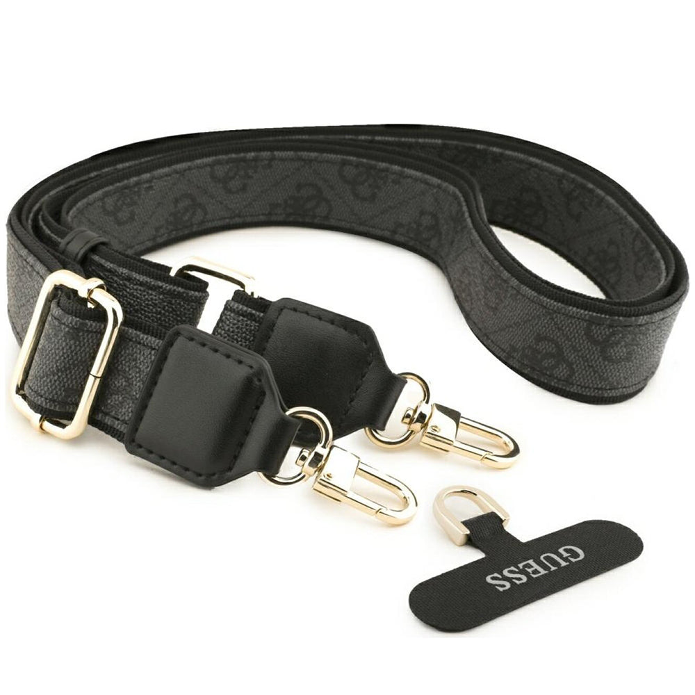 Husă Guess iPhone 17 Pro Max 4G Cardslot & Big Strap MagSafe, negru – imagine 3