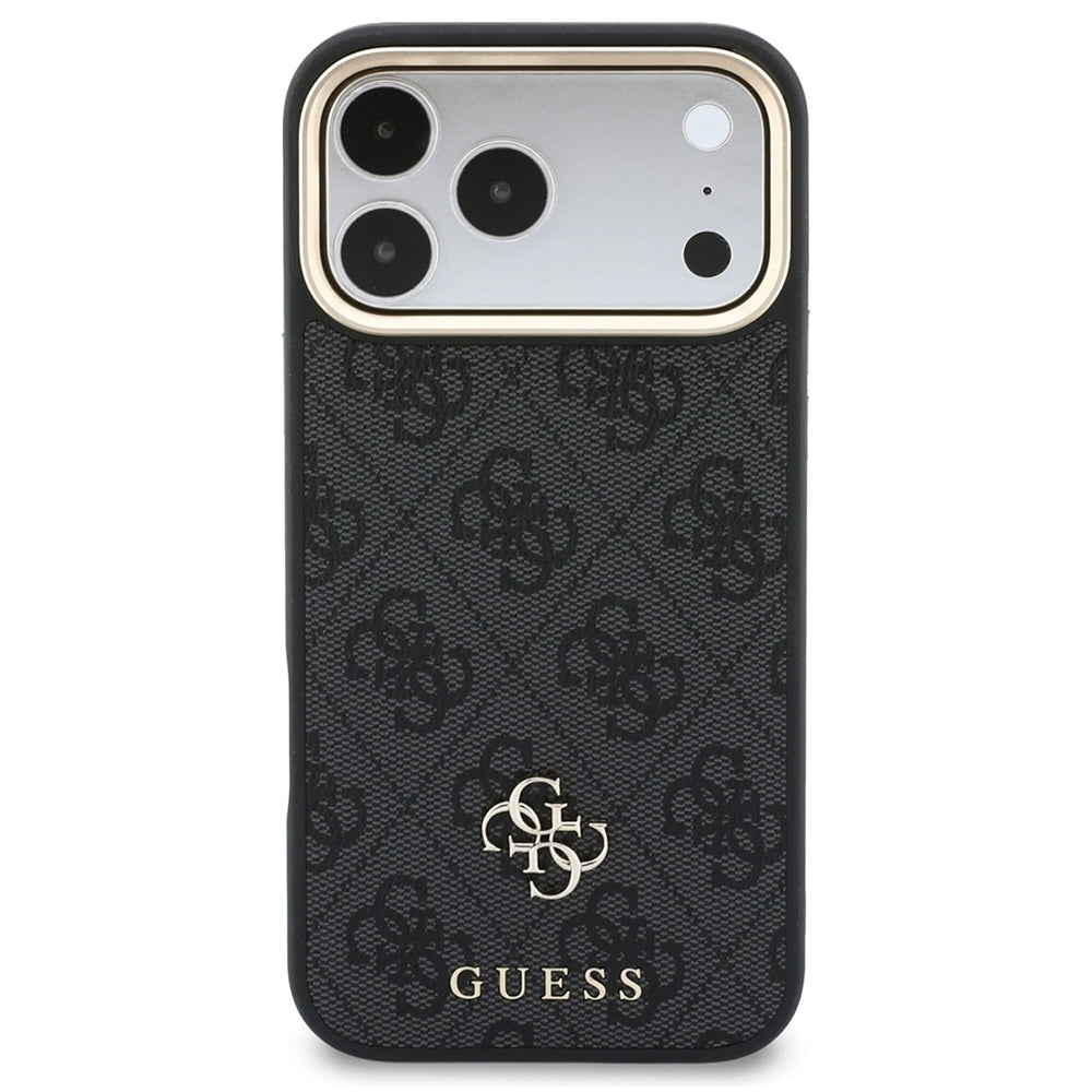 Husă Guess iPhone 17 Pro Max 4G Cardslot & Big Strap MagSafe, negru – imagine 4