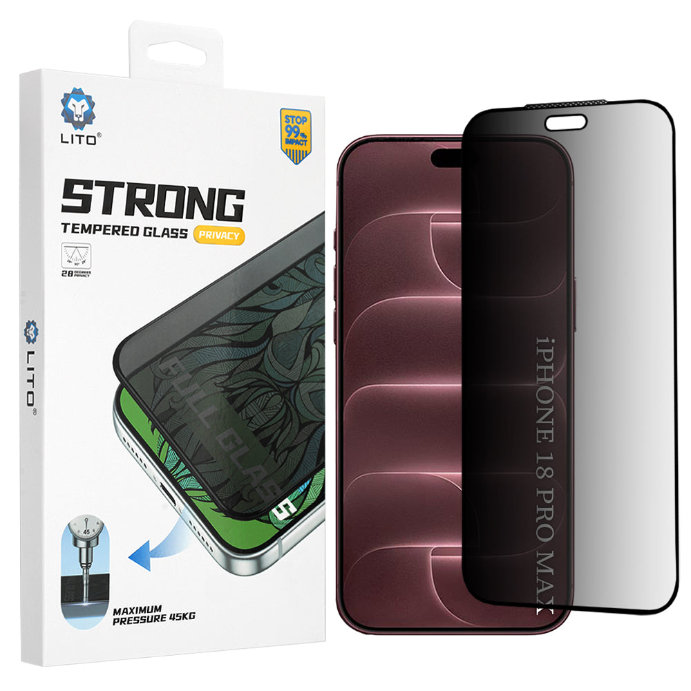Folie privacy Lito D+ Max 300C iPhone 18 Pro Max – imagine 1 din 3