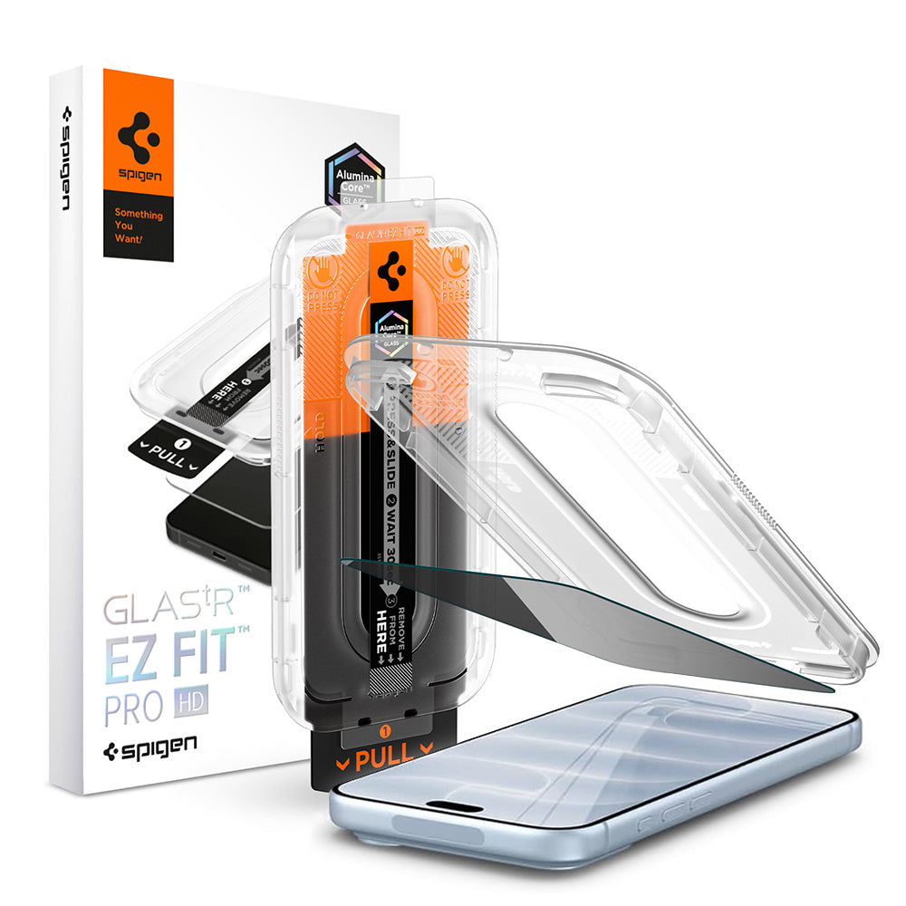 Folie privacy Spigen EZ Fit Pro HD iPhone 18 Pro – imagine 1 din 5