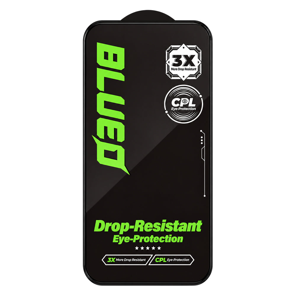 Folie sticlă Blueo Drop-Resistant iPhone 18 Pro/17 Pro/17/16 Pro – imagine 3 din 4