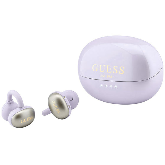 Căști wireless Guess Metallic Finish Classic OWS – mov