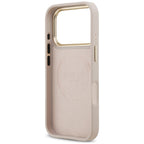 Husă Guess iPhone 17 Pro Max Hardcase 4G Logo Plate MagSafe, roz – imagine 7