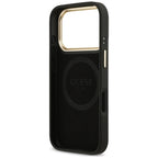 Husă Guess iPhone 17 Pro Hardcase 4G Logo Plate MagSafe, negru – imagine 7