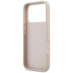 Husă Guess iPhone 17 Pro Max Hardcase 4G Double Card Triangle, roz – imagine 7