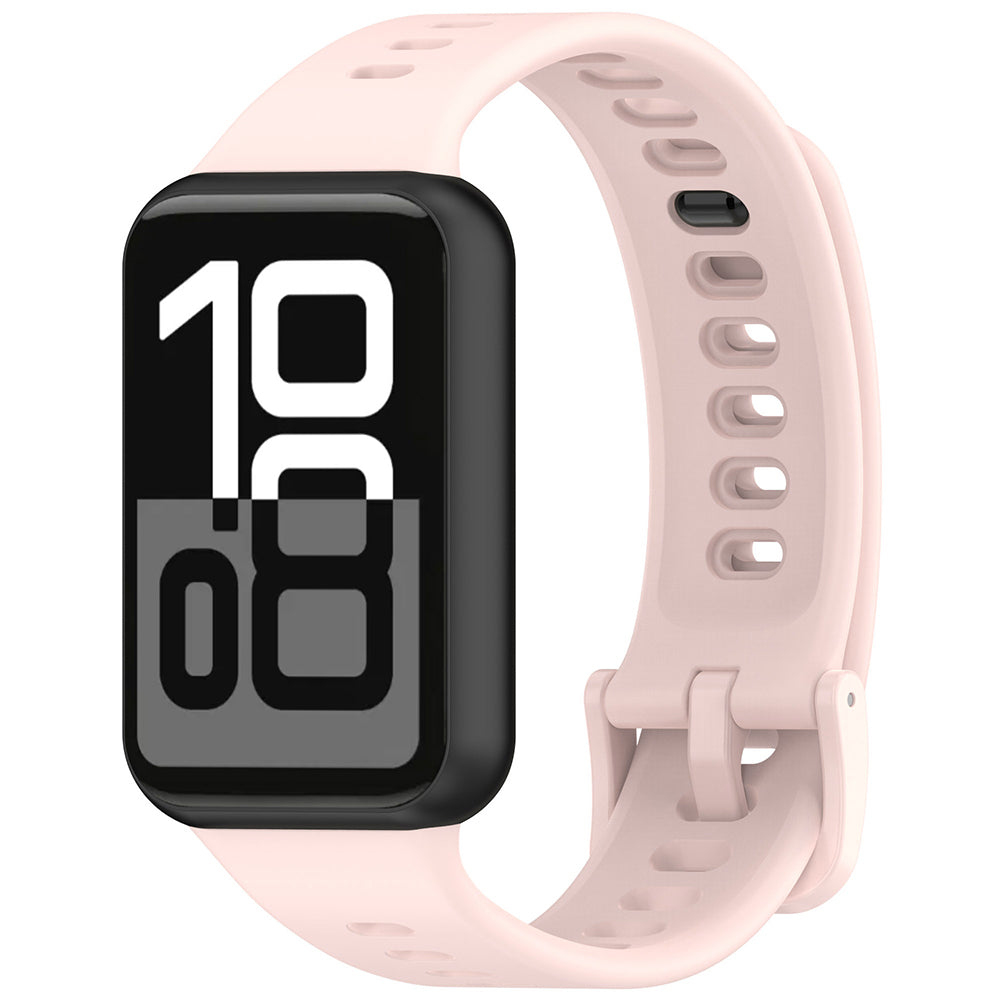 Curea Honor Band 11/Band 11 Pro Techsuit W081, silicon, roz pudrat – imagine 1