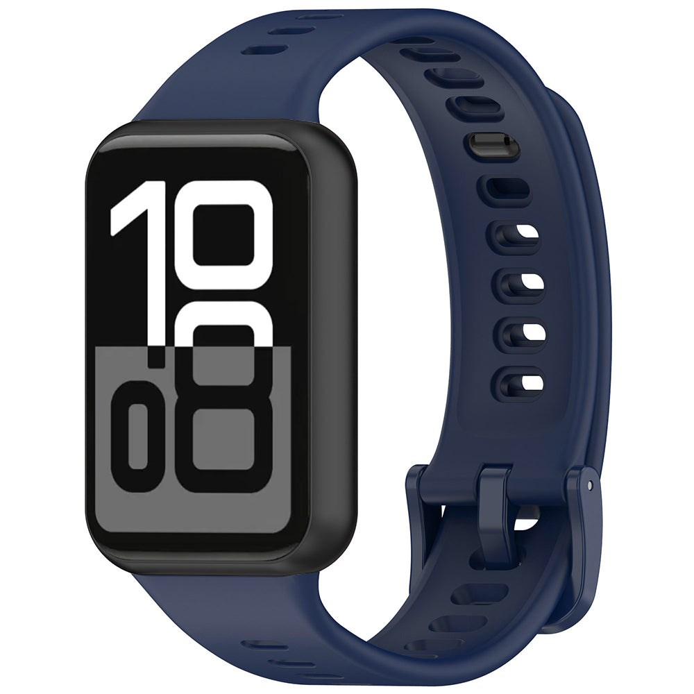 Curea Honor Band 11/Band 11 Pro Techsuit W081, silicon, bleumarin – imagine 1