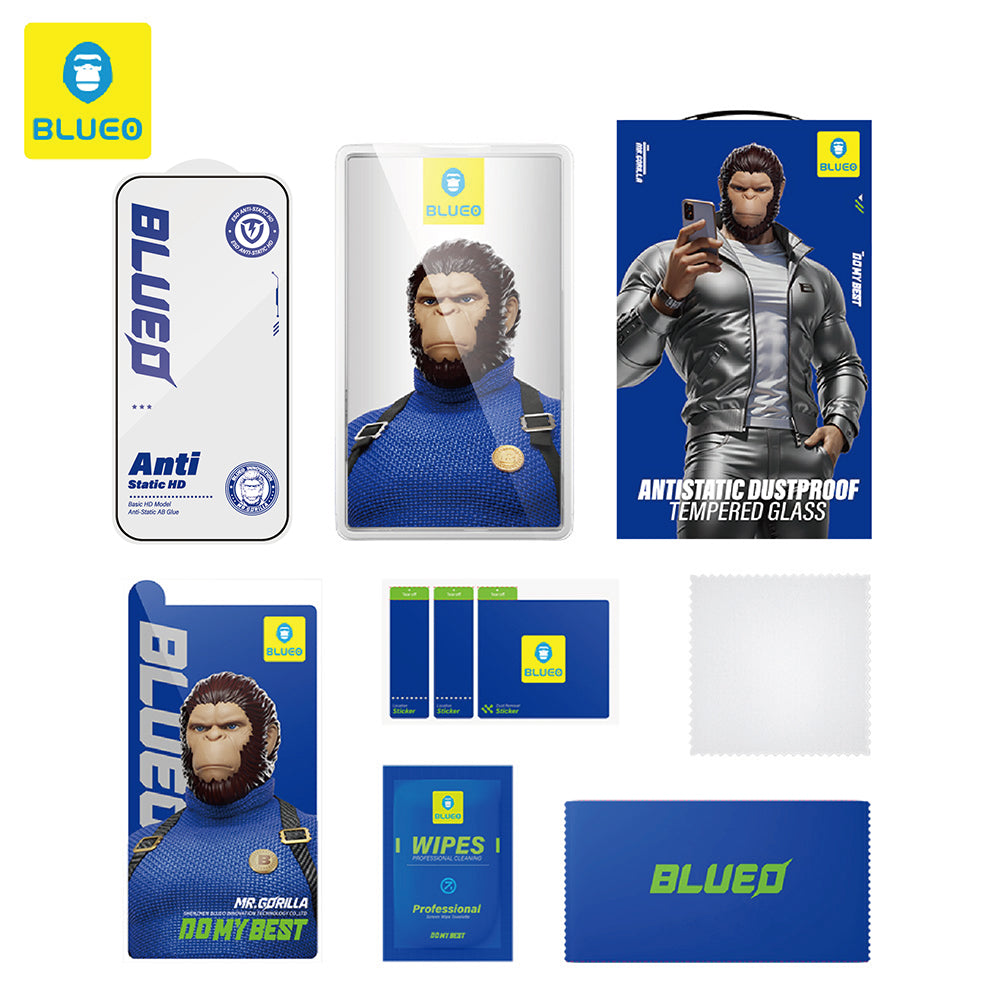 Folie sticlă Blueo Anti-Static HD iPhone 18 Pro/17 Pro/17/16 Pro – imagine 5 din 5