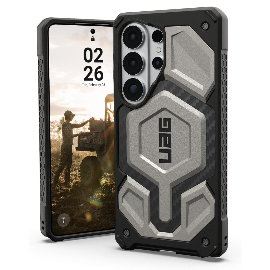Husă Galaxy S26 Ultra UAG Monarch Pro MagSafe, titanium (gri metalic) – imagine 2