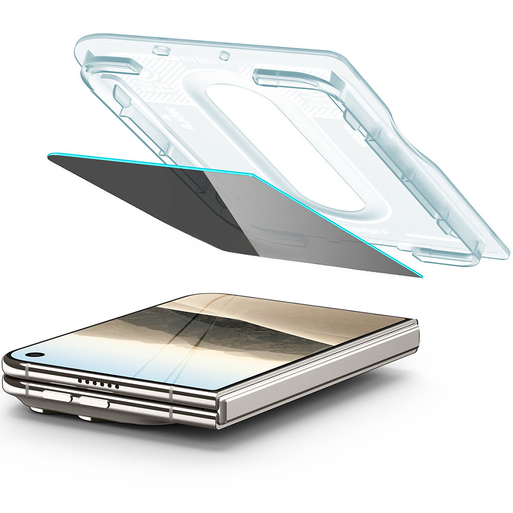 Folie de sticlă privacy Spigen Glas.tR EZ Fit Pro HD pentru iPhone Duo – 1 folie – imagine 3