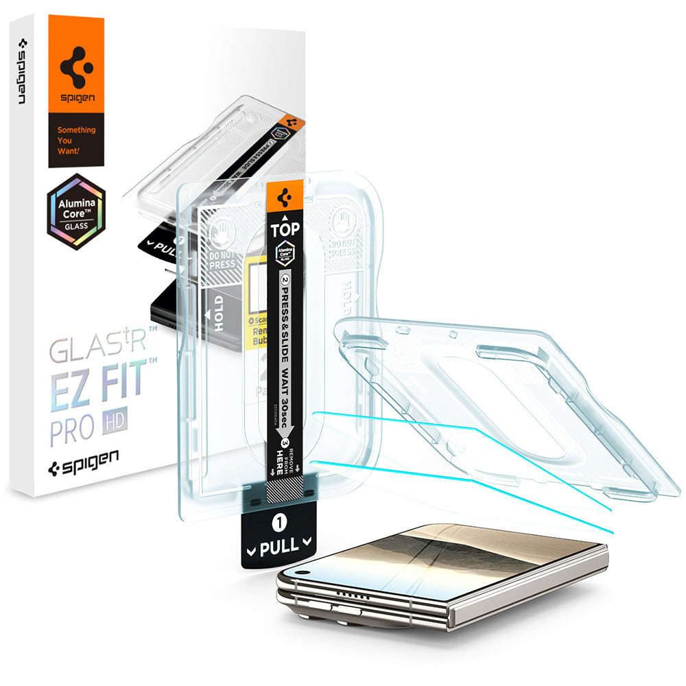Folie de sticlă Spigen Glas.tR EZ Fit Pro HD pentru iPhone Duo – 2 folii – imagine 8