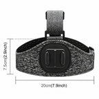 Suport de cap pentru GoPro, bază magnetică, gri – Techsuit JX-003 – imagine 3