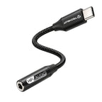 Adaptor audio USB-C la jack 3,5 mm, DAC 48 kHz, negru – Techsuit AC13 – imagine 3
