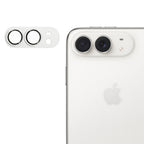 Protecție cameră Techsuit iPhone Duo, sticlă 9H, alb (star white) – imagine 1