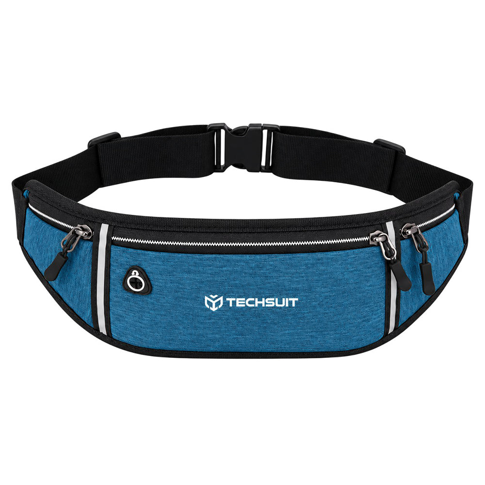 Borsetă alergare cu ieșire căști, albastru – Techsuit CWB3 – imagine 1