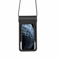 Husă impermeabilă IPX8 telefon 6,8", 30 m, negru – Techsuit TWC1 – imagine 1
