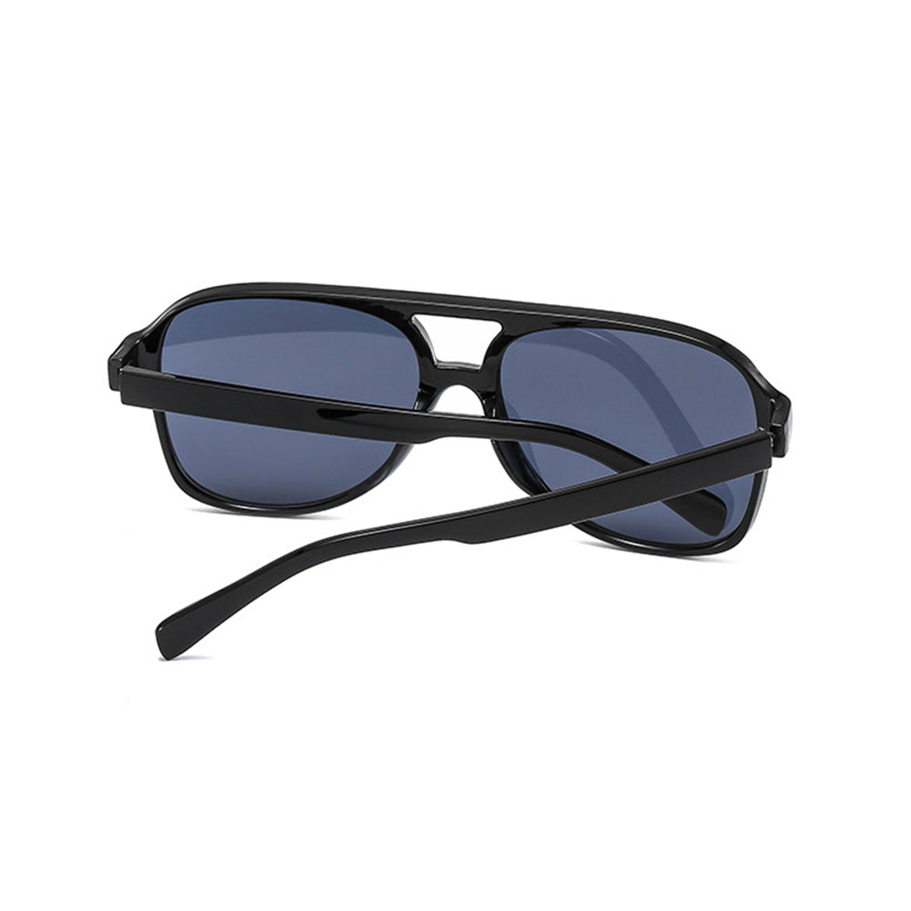 Ochelari soare aviator unisex, UV400 – Techsuit 98061 – Bej / maro (tea) – imagine 1