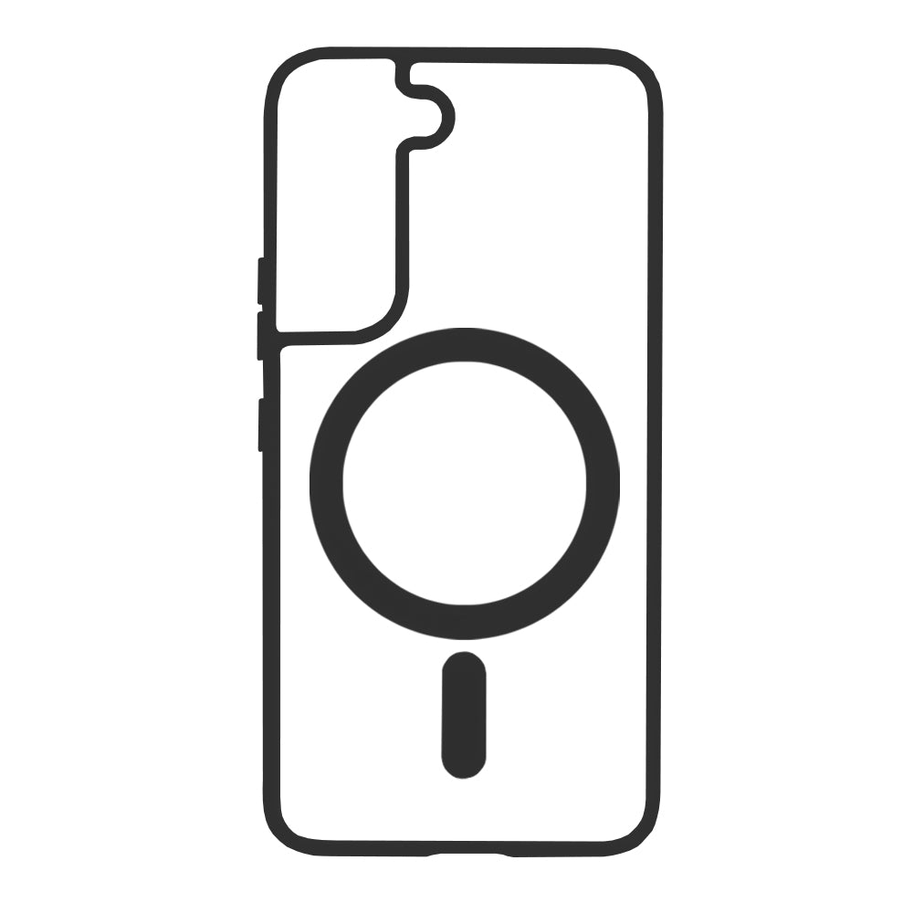 Husă transparentă Techsuit MagSafe Pro Galaxy S22 – Negru – imagine 2