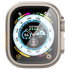 Folie de sticlă Spigen Glas.tR Slim Pro cu ramă metalică Apple Watch Ultra / Ultra 2 / Ultra 3 (49 mm) – imagine 2
