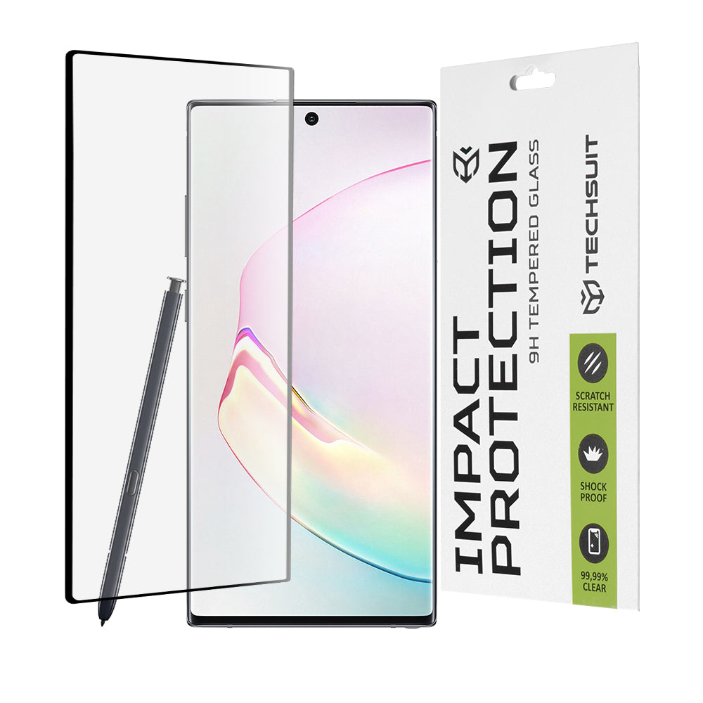 Folie sticlă 3D Techsuit Galaxy Note 10, ecran curbat – imagine 1