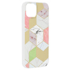 Husă iPhone 15 Plus Techsuit Marble, mov (model hexagonal) – imagine 2