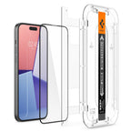 Folie de sticlă Spigen Glas.tR EZ Fit pentru iPhone 15 – imagine 2