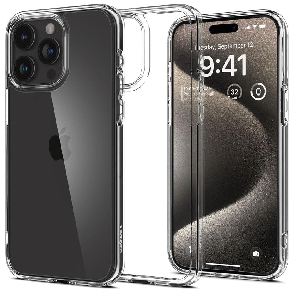 Husă Spigen Ultra Hybrid iPhone 15 Pro Max – Transparent – imagine 7