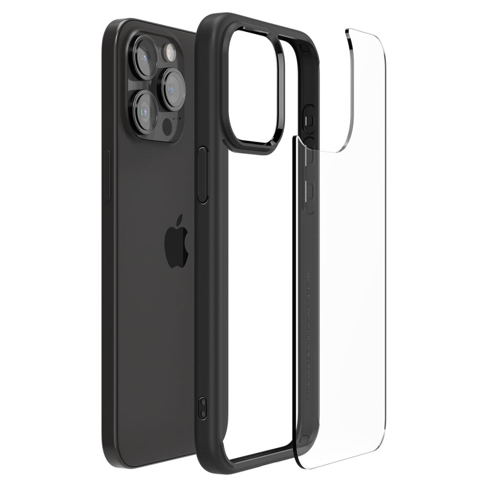 Husă Spigen Ultra Hybrid iPhone 15 Pro Max – Negru mat – imagine 4