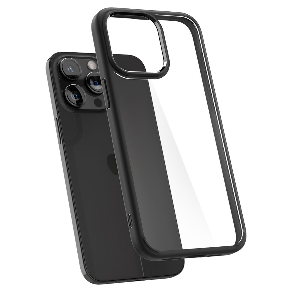 Husă Spigen Ultra Hybrid iPhone 15 Pro Max – Negru mat – imagine 2