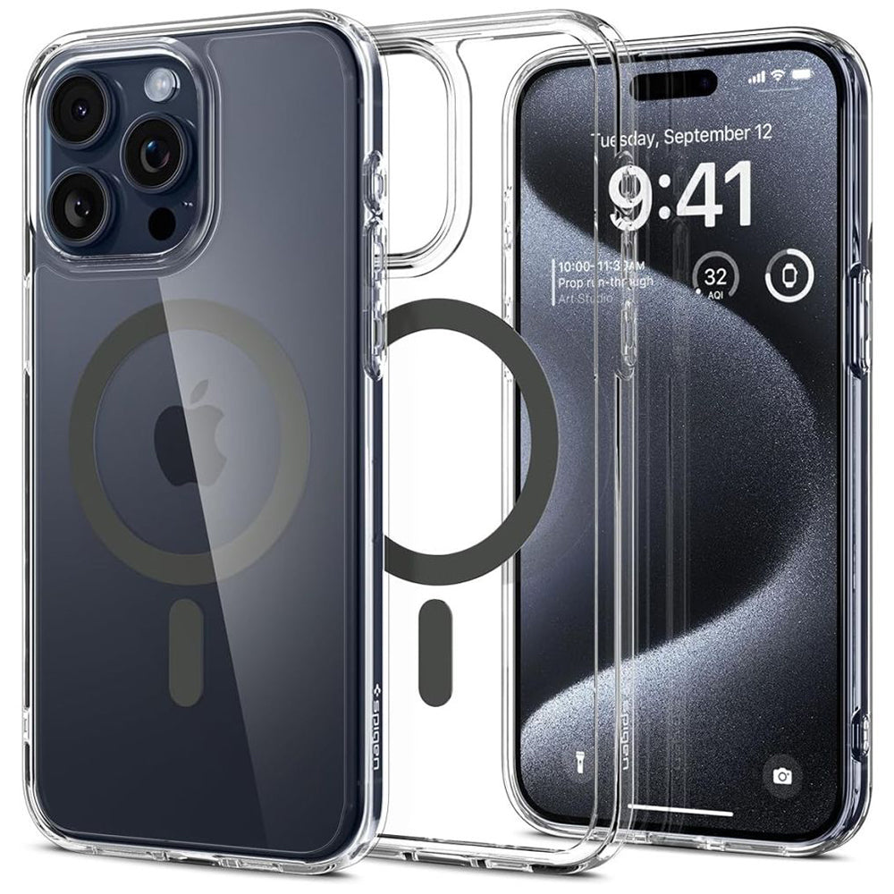 Husă Spigen Ultra Hybrid MagSafe iPhone 15 Pro Max – Grafit – imagine 1