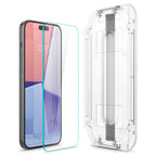 Folie de sticlă Spigen Glas.tR EZ Fit HD pentru iPhone 15 – imagine 6