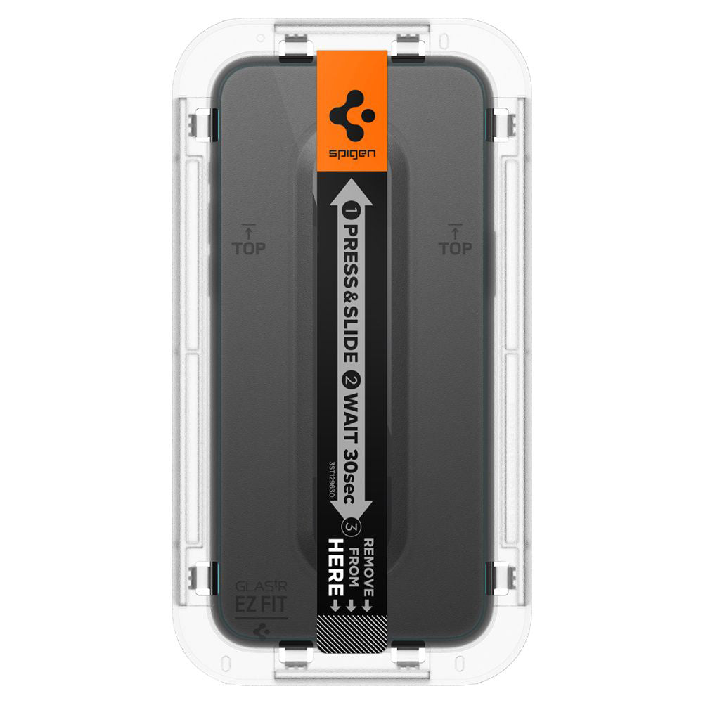 Folie de sticlă Spigen Glas.tR EZ Fit HD pentru iPhone 15 Pro – imagine 5