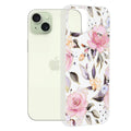 Husă iPhone 15 Plus Techsuit Marble, alb – imagine 1