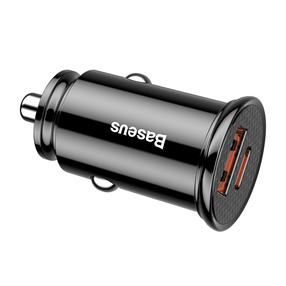 Încărcător auto Baseus Circular USB-C + USB-A 30W – imagine 4