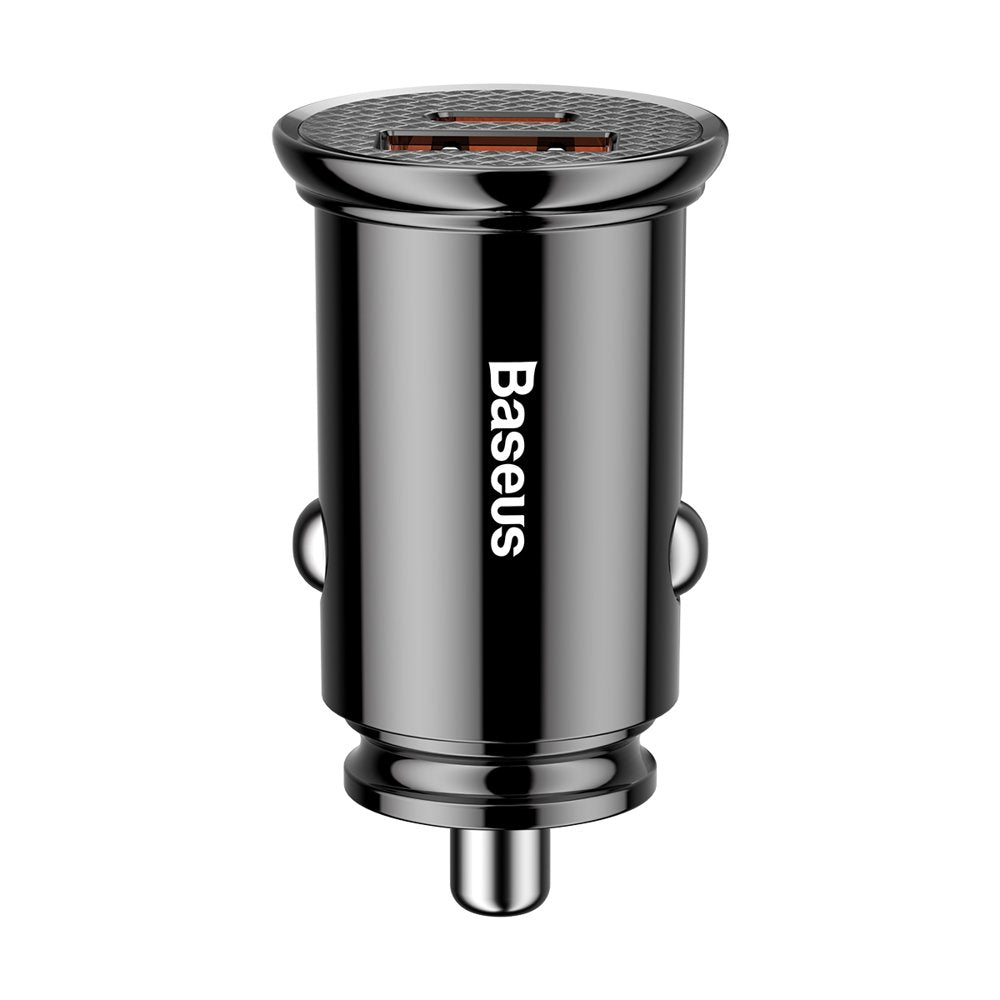 Încărcător auto Baseus Circular USB-C + USB-A 30W – imagine 5
