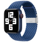 Curea Apple Watch 42 / 44  Techsuit W032, nailon, albastru atlantic – imagine 1