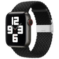 Curea Apple Watch 38 / 40 / 41 / 42 mm Techsuit W032, nailon, negru – imagine 1