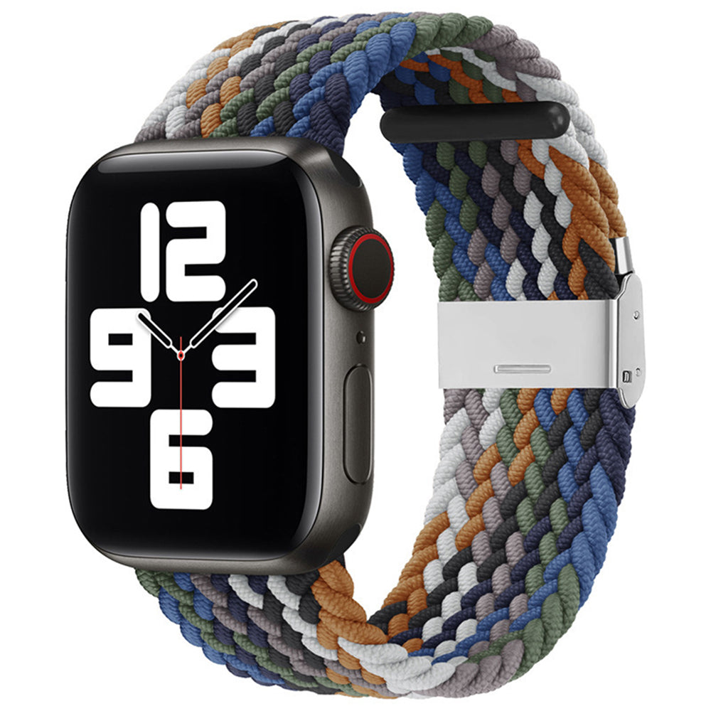 Curea Apple Watch 38 / 40 / 41  Techsuit W032, nailon, verde închis – imagine 1