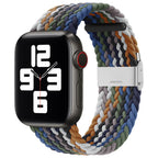 Curea Apple Watch 42 / 44 / 45  Techsuit W032, nailon, verde închis – imagine 1