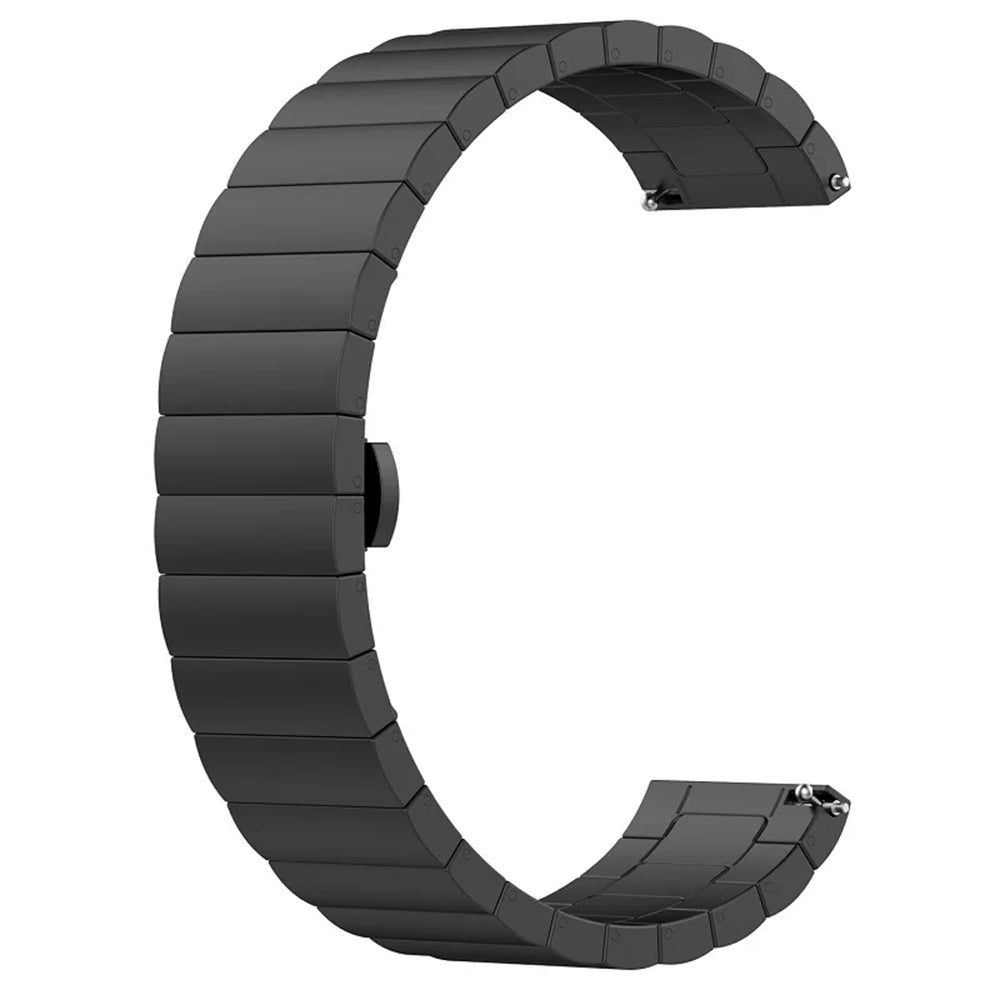 Curea Huawei Watch GT 2 (46 mm) Techsuit W012, oțel inoxidabil, negru – imagine 2