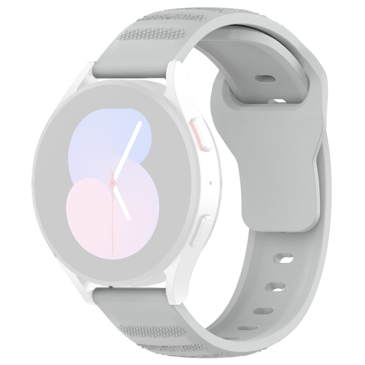 Curea Huawei Watch GT 2 (46 mm)/GT 2 Pro Techsuit W050, silicon, gri – imagine 1