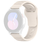 Curea Huawei Watch GT 2 (46 mm)/GT 2 Pro Techsuit W050, silicon, bej – imagine 1
