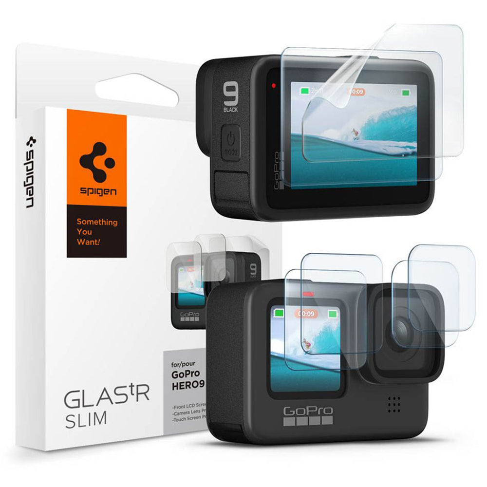 Set protecții Spigen Glas.tR Slim pentru GoPro HERO9 / HERO10 / HERO11 / HERO12 – imagine 1