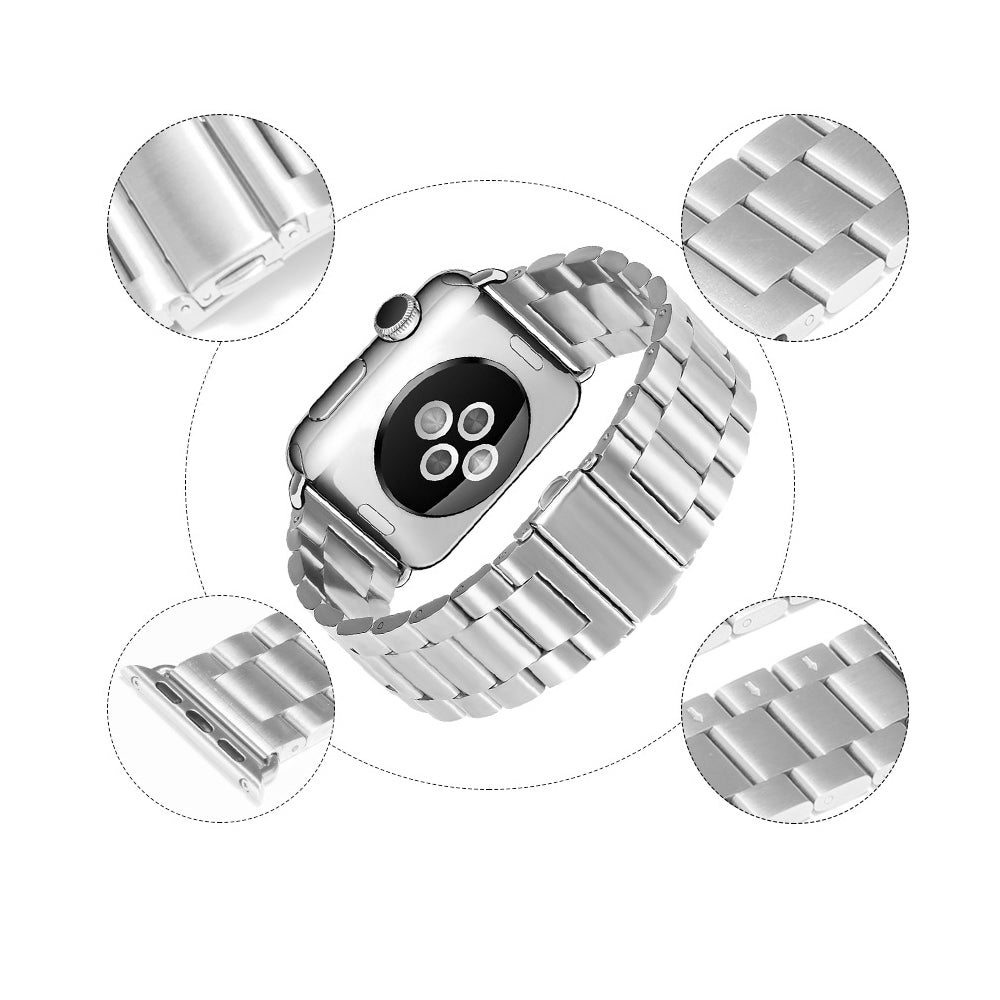 Curea Apple Watch 42 / 44  Techsuit W036, oțel inoxidabil, argintiu – imagine 4