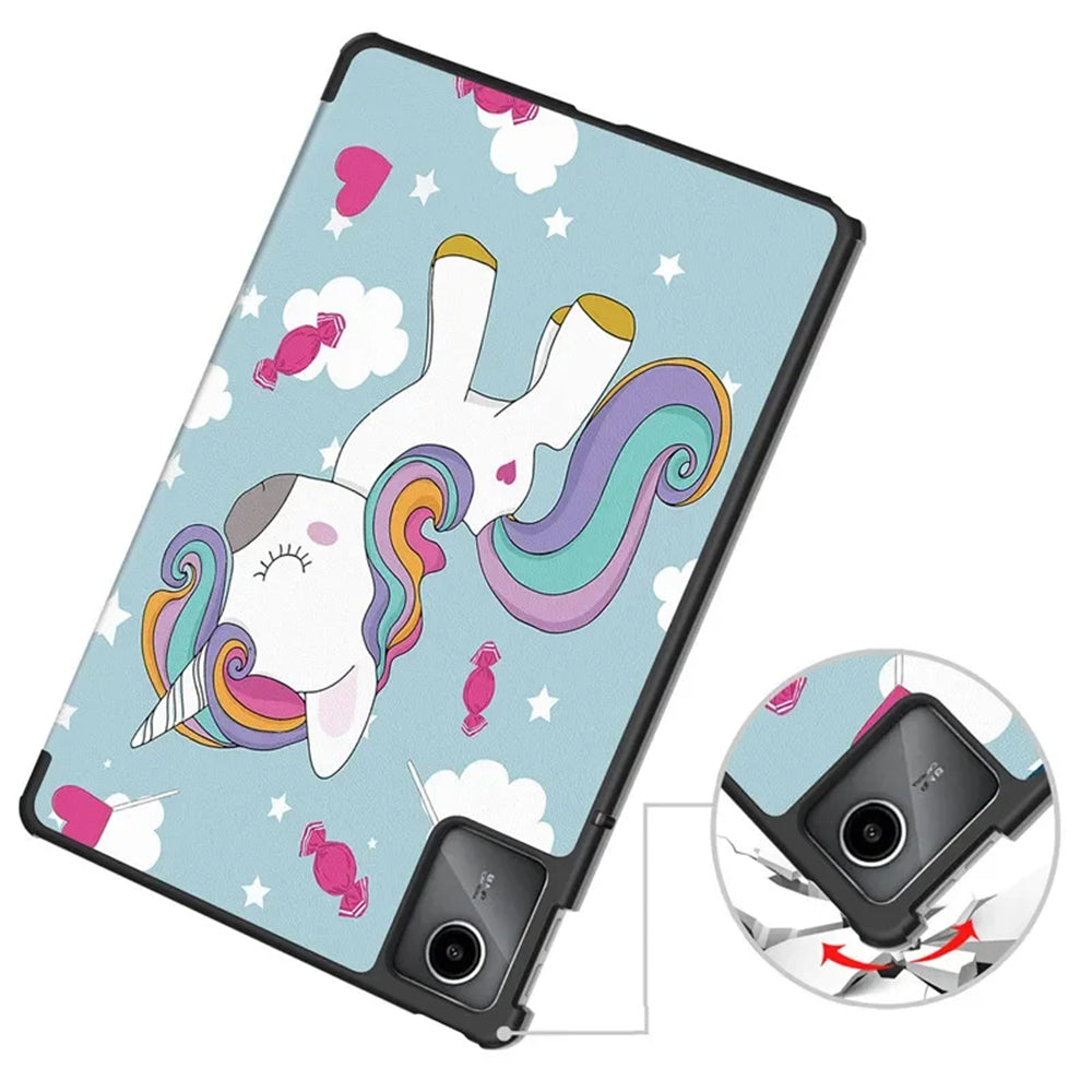 Husă Lenovo Tab M11 Techsuit FoldPro, unicorn – imagine 2