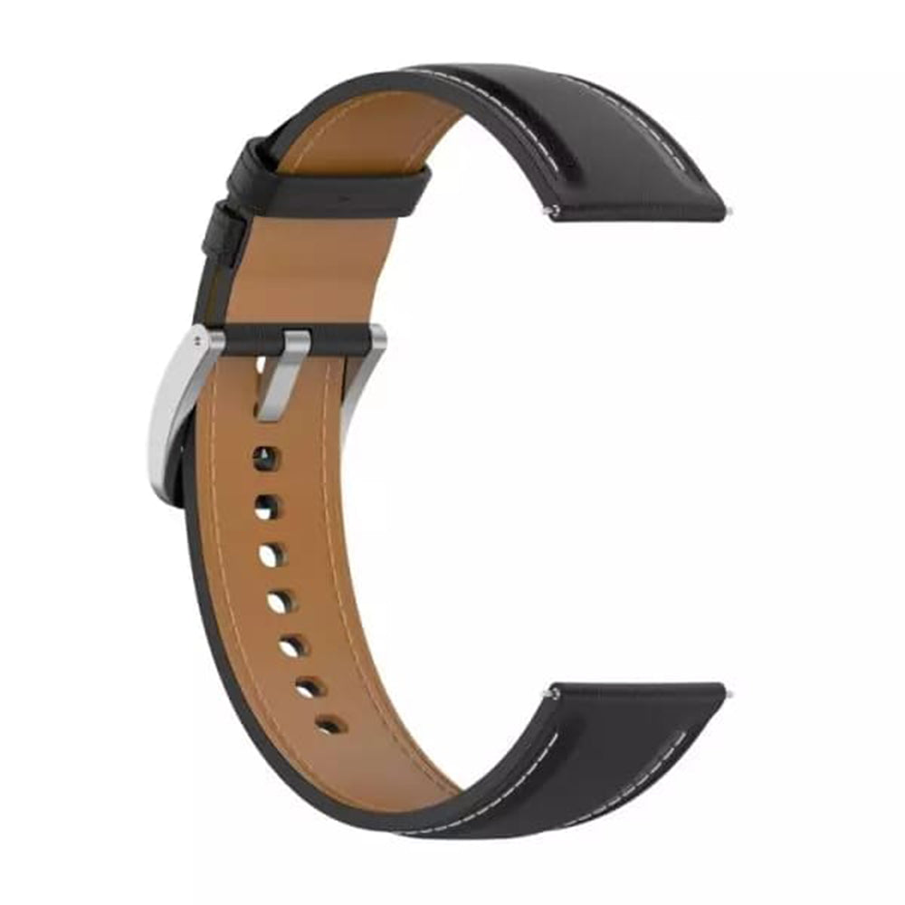 Curea Huawei Watch GT 2 (46 mm)/GT 2 Pro Techsuit W048, piele, negru – imagine 4