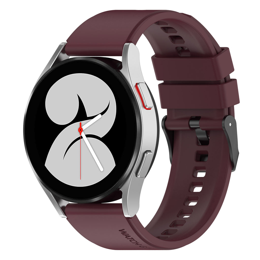 Curea Samsung Galaxy Watch 4/5 Techsuit W026, silicon, bordo – imagine 3